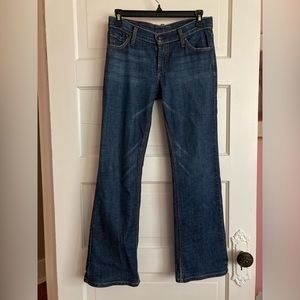 James Jeans Premium Denim low rise bootcut jeans 27x27